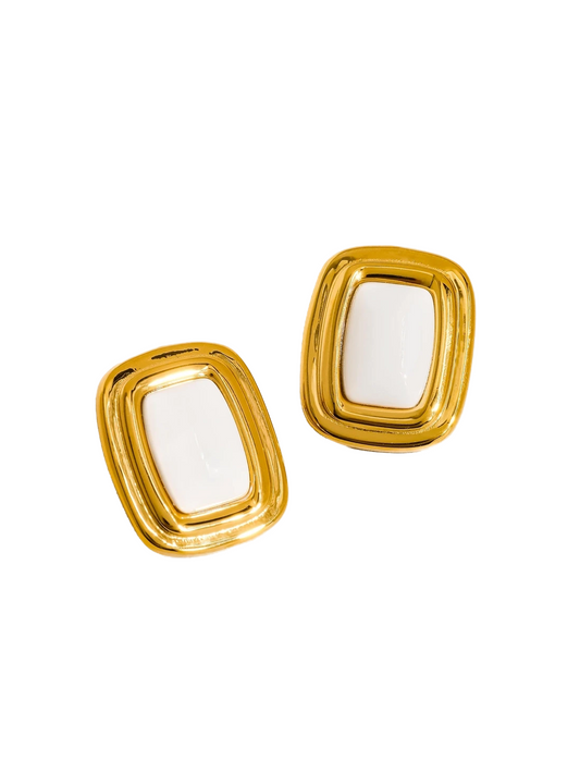 Tuscany White Earrings